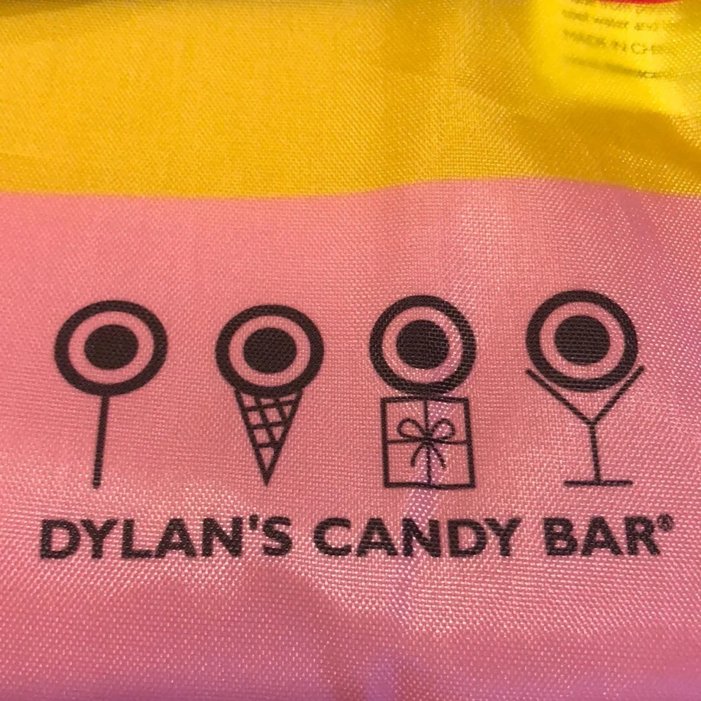 New 🍭Dylan’s Candy 🍬 bar striped drawstring bag